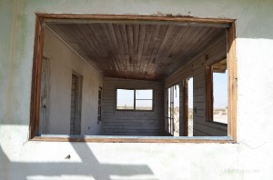 Abandoned desert home