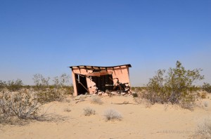 Abandoned and leaning home on the Jack Rabbit Trail