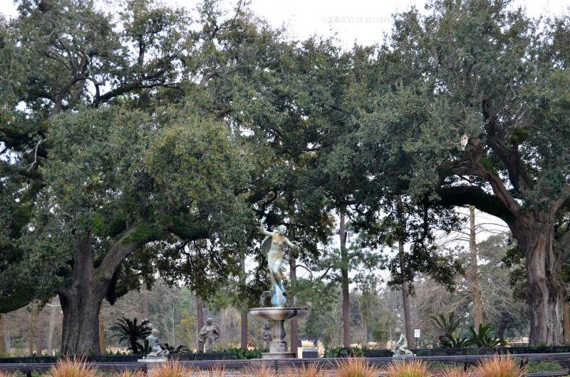 Fountain in Audubon Park in New Orleans