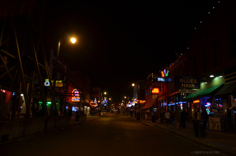 Night in Downtown Memphis