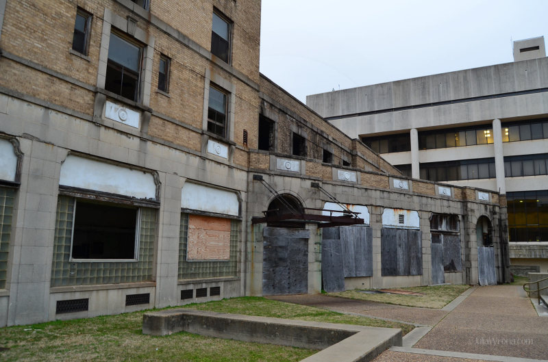 Abandoned building Texarkana Arkansas Texas