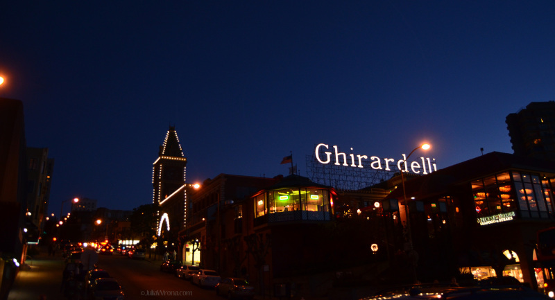 Ghirardelli factory at Fisherman's Wharf in San Francisco