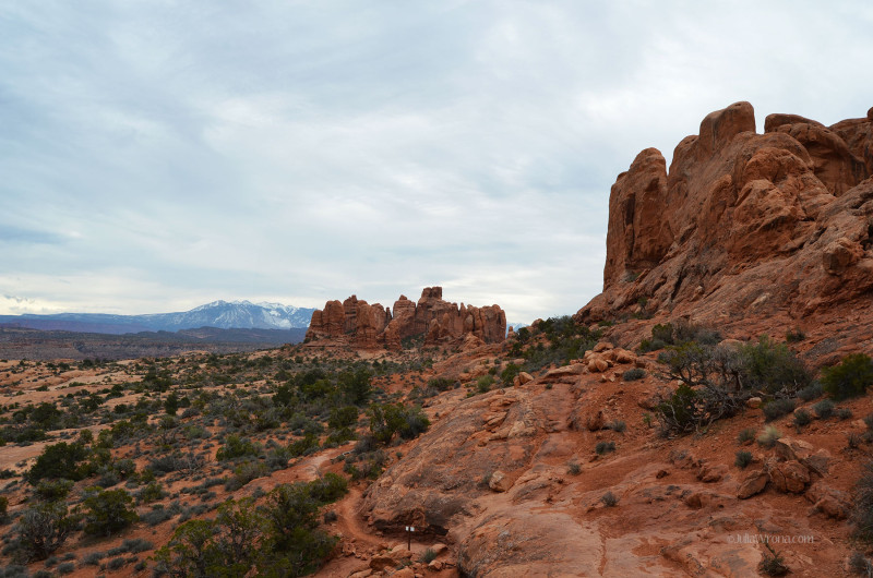 Arches National Park, Utah and La Sal Mountains