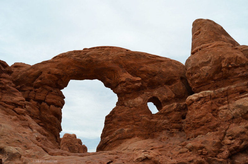Turret Arch in Arches National Park, Utah