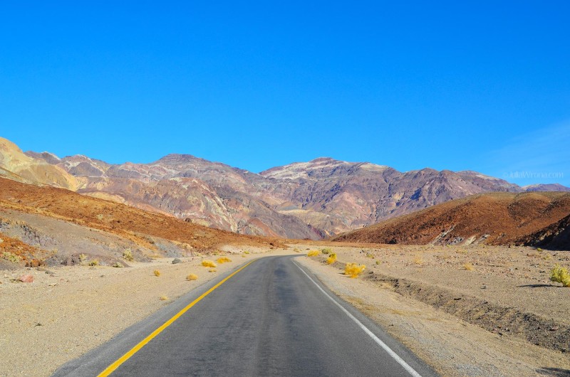 Driving in Death Valley