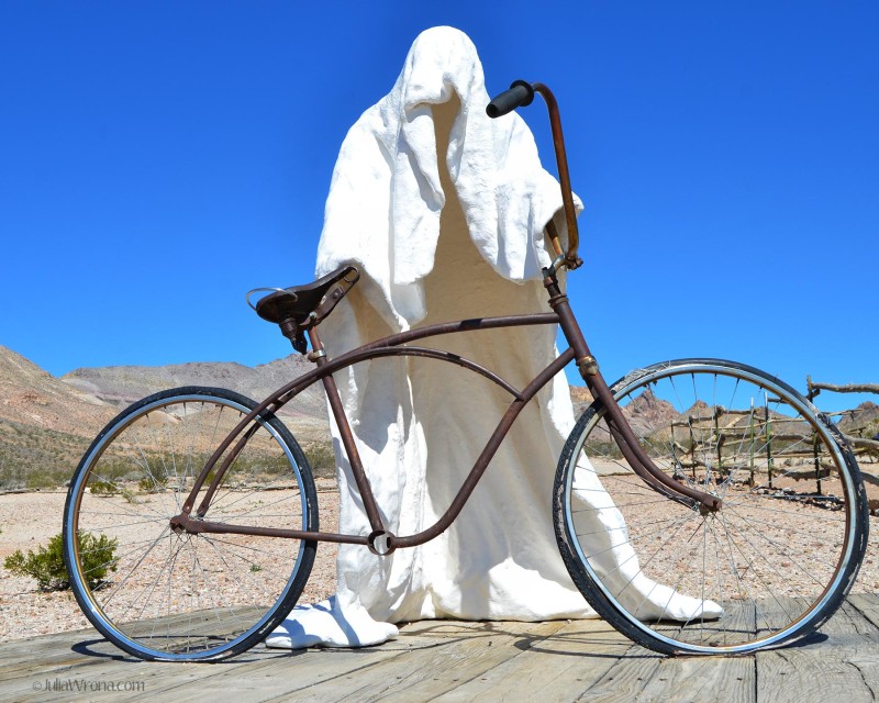 Ghost Ride Sculpture, bicycle